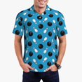 thumbnail image 1 of Balery Bowling Balls Camisa Polo de Hombre con Estampado, de Manga Corta y Tejido Medio, Camisa Tipo Golf Polo-X-Large, 1 of 6