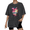 2-Black, variant on UNISHE Women's Vintage Washed Palm Tree Graphic Tee Oversized Summer Vacation Top