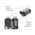 thumbnail image 3 of Kit De Desarmadores Y Herramientas De Precisión Negro/Blanco, 3 of 4