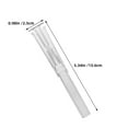 thumbnail image 2 of SEWCHICS 4PCS Pond Fountain Nozzle Heads Transparent Plastic Water Fountain Spray Nozzle Study Room Fish Tank, 2 of 8