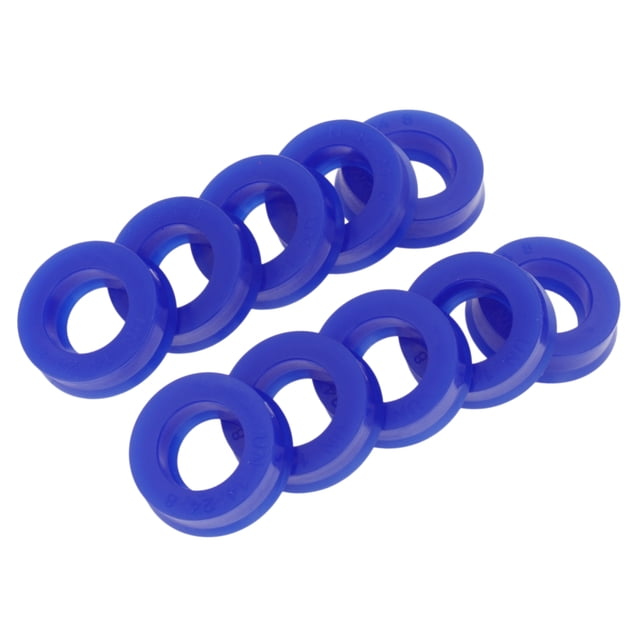 Anillo de Sello de Aceite Universal Unique Bargains Labio UN Sello de Eje Rotativo 14x24x8mm Alta Presión TPU Azul 10 Pcs
