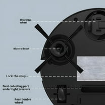 ZEPARO Robot Vacuum and Mop,Self-Emptying,5500 Pa Max Suction,DuoRoller Brush,Hands-Free Cleaning for up to 7 Weeks,Precise Navigation,Perfect for Hard Floors,Carpets,and Pet Hair