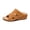 Brown, variant on Brown Female One-Foot Wedge Heel Sandals With Solid Color For Casual And Leisure Use Featuring A Durable And Easy Fit