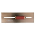thumbnail image 3 of MARSHALLTOWN PB145GSD 14 x 5 inch Golden Stainless Steel PermaShape Finishing Trowel, Broken-In Style, DuraSoft Handle, for Masonry, Concrete, Brick Laying, 3 of 5