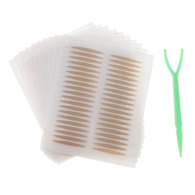 Set de 9 Tipos de Pegatinas de Párpados de Encaje Súper Invisibles Estrechos Anchos Baoblaze Cinta de párpado doble