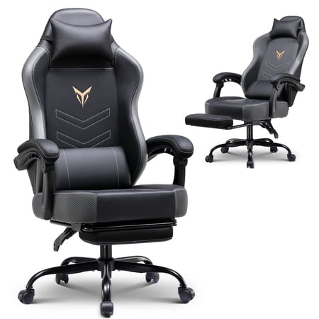 gtplayer gaming chair with footrest product