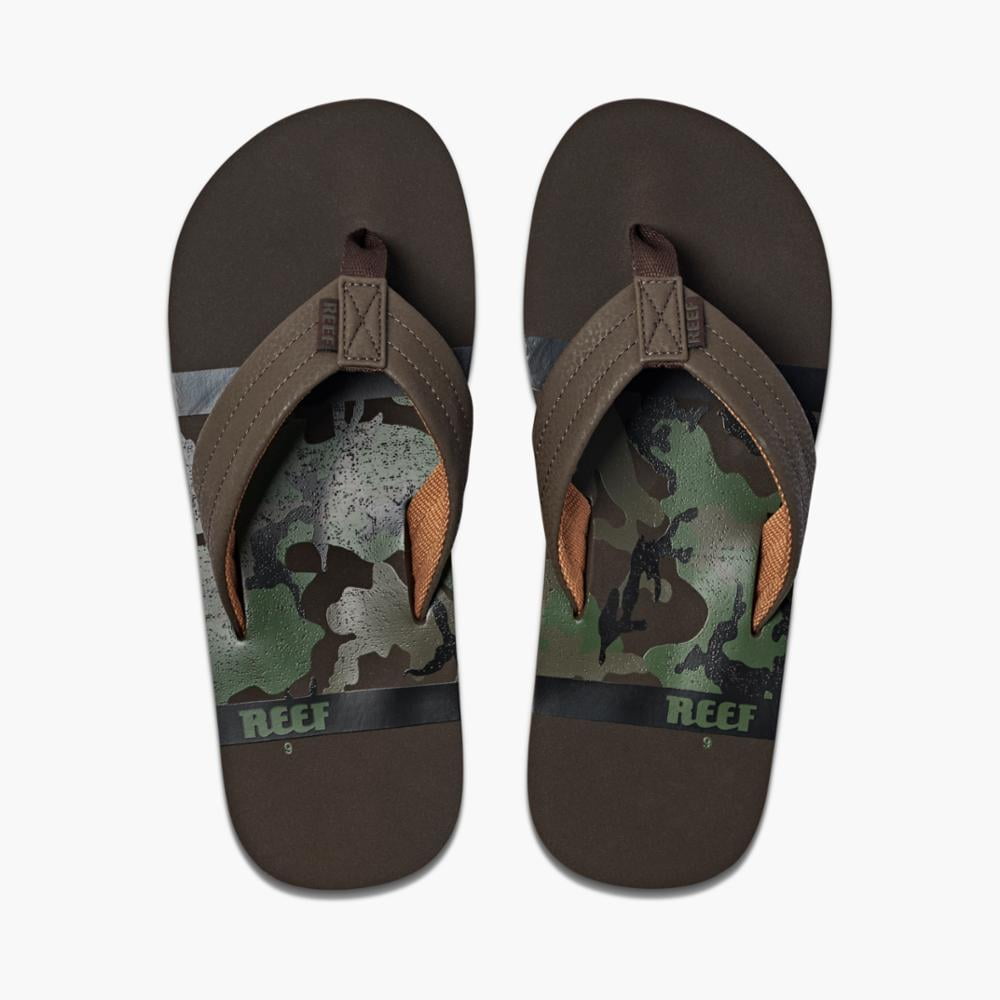 reef camo flip flops