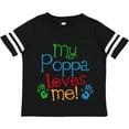 thumbnail image 3 of Inktastic My Poppa Loves Me Boys or Girls Toddler T-Shirt, 3 of 5