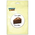 thumbnail image 1 of The Cake is a Lie Gamer Refrigerator Button Magnet, 1 of 2