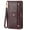 Purple, variant on HAWEE Womens Wallets Large Capacity Credit Card Holder Rfid Wallet Women Zipper Pocket Leather Ladies Wristlet Clutch Wallet