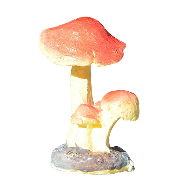 Harpily Desktop Decor Mini Small Mushroom Gardening Potted Ornament Moss Micro Landscape Decoration DIY Small Gift