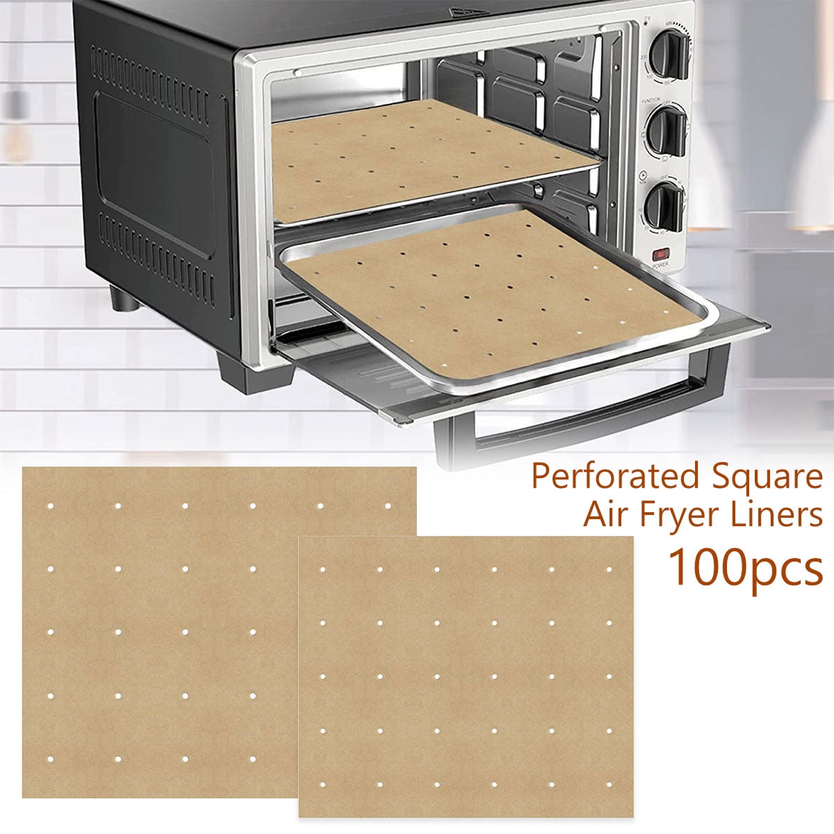 Air Fryer Paper Liner Unbleached Air Fryer Parchment Paper Pads High