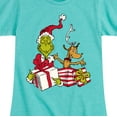 thumbnail image 3 of Dr. Seuss - Max & Grinch - Toddler And Youth Girls Short Sleeve Graphic T-Shirt, 3 of 5
