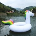 thumbnail image 2 of Juguete inflable Unicornio Círculo de natación engrosamiento PVC Arco iris Círculo flotante de agua al por mayor filas flotantes inflables, Unicornio Círculo de natación, 2 of 4