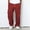 Wine, variant on Casual Trousers With Stretch for Everyday Wear and Outdoor Activities - Comfortable Fit for Men’s Casualpants Designed for All-Season Performance