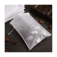 thumbnail image 4 of 100-Pack Disposable Tea Bag Filter Bags for Brewing Tea with Thread Closure, Food Grade Non Woven Filter Bags, 4 of 5