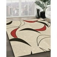 thumbnail image 3 of Ahgly Company Machine Washable Indoor Round Transitional Wheat Beige Area Rugs, 8' Round, 3 of 7