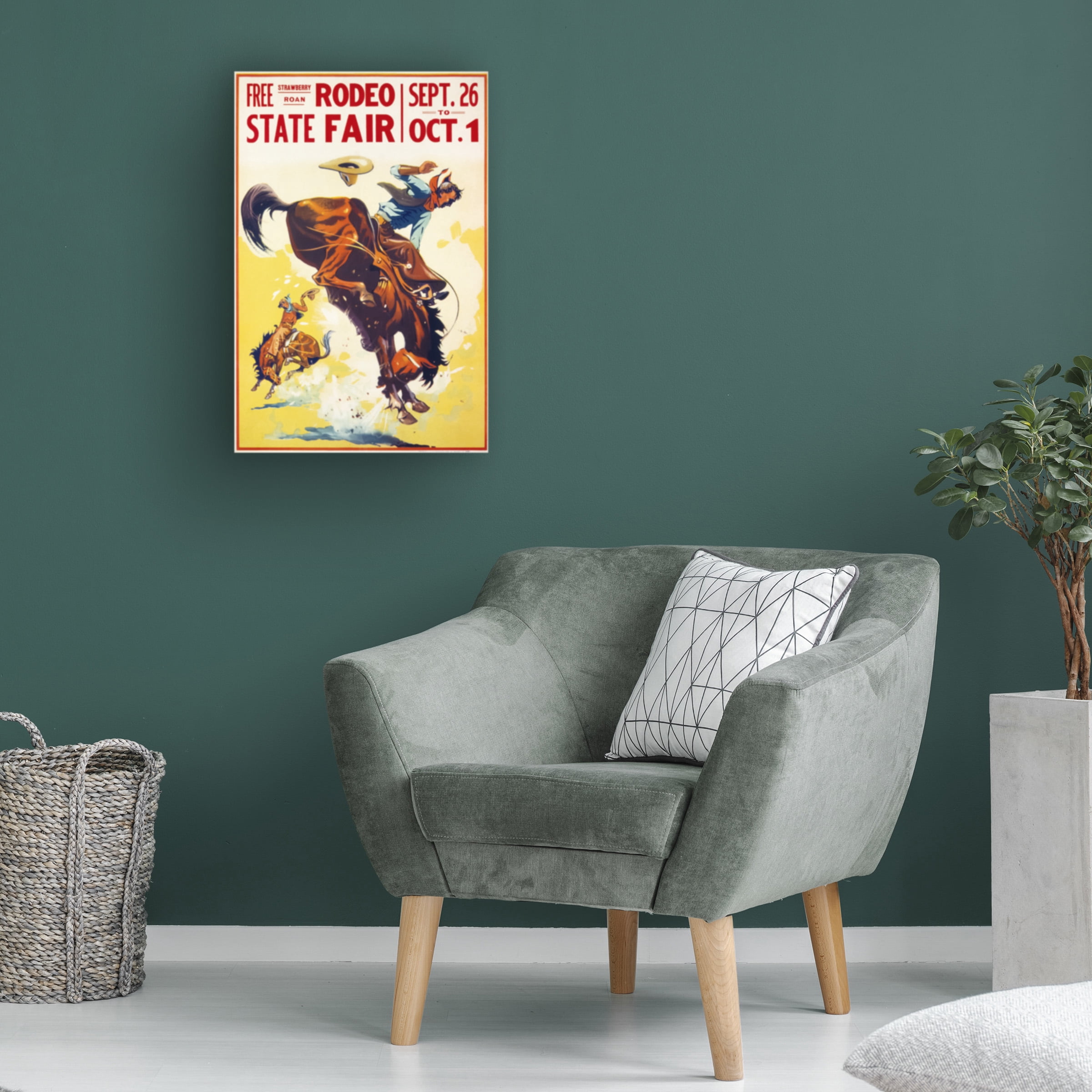 Print Collection 'Rodeo State Fair Roan' Canvas Art