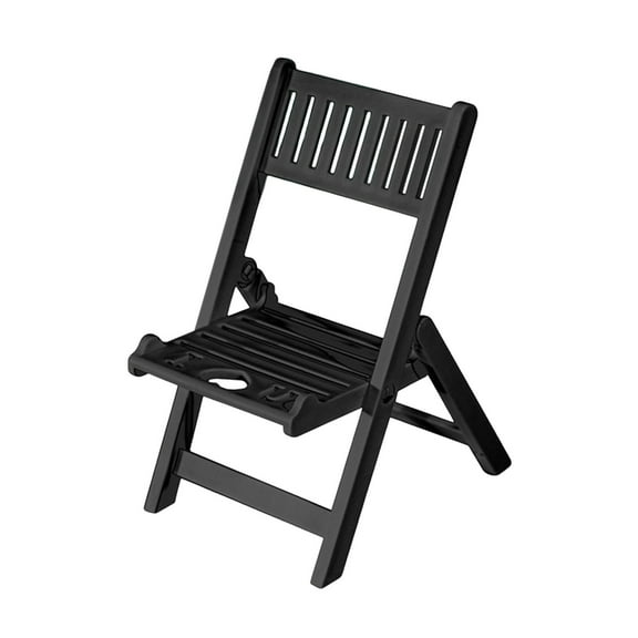 Foldable Chair-Shape Phone Stand – Adjustable-Height Desktop Holder for All Smartphones, Portable Travel-Friendly Office Desk Accessory