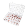 thumbnail image 2 of 568Pcs 30 Sizes Copper Washers Flat Ring Set Kit with Plastic Box, 2 of 12
