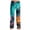 Blue, variant on Halloween Pajamas Women Pumpkin Ghost Skeleton Stretchy Soft Lightweight Orange Pj Pants Halloween Sleepwear S-3XL