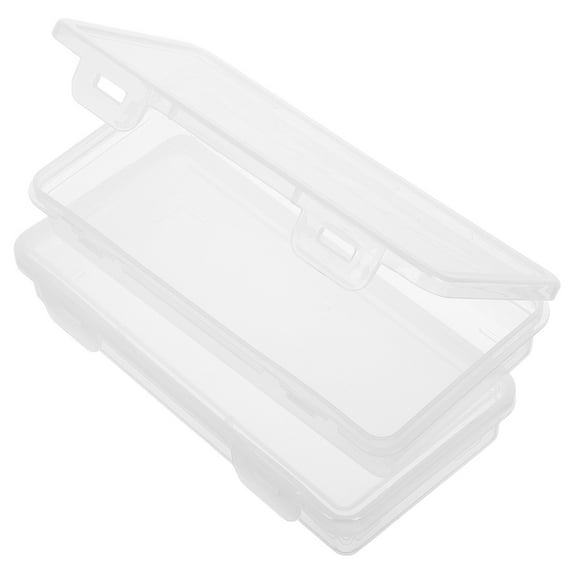 LITINKIMI Small Cash Box Coin Storage Box Transparent Plastic 2Pcs For Cash Register