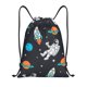 thumbnail image 1 of Fotbe Space Bolsa Mochila con Cordón Estampada, Bolsa de Gimnasio Deportiva, Bolsa Cinch, Bolsa con Cordón para Hombres y Mujeres-Small, 1 of 6
