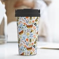 thumbnail image 6 of Fotbe Insects and Flowers Printed Insulated Travel Coffee Mug Spill Proof Leak Proof Stainless Steel Coffee Tumbler Reusable Coffee Cups with Lids Thermos, 6 of 8