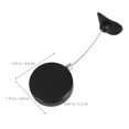 thumbnail image 2 of Miangastore 2pcs Anti-Theft Telescopic Wire Lock for TV Remote Control Retractable Steel Cable for Showroom Security and Outdoor Travel Safety Cable Lock, 2 of 9