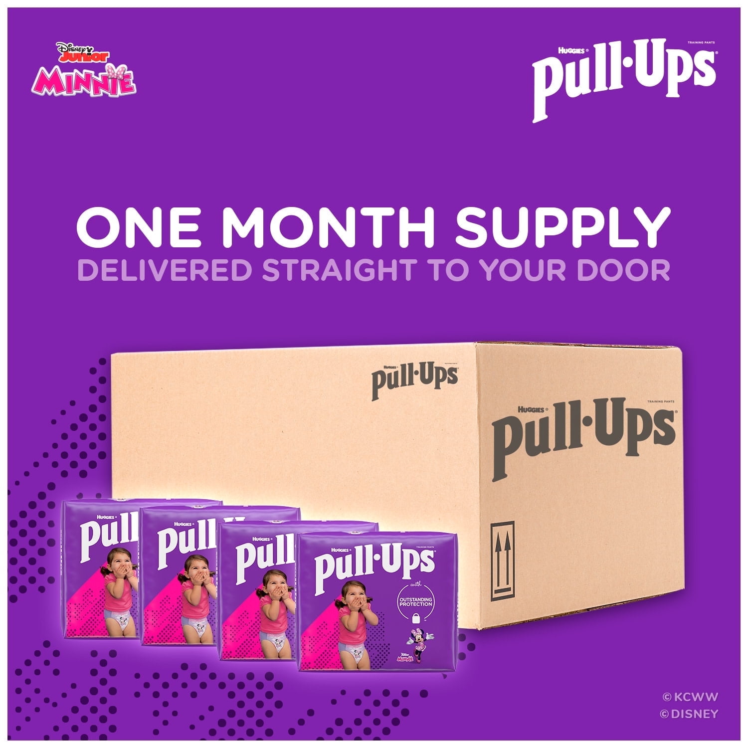 Pull-Ups Learning Designs Potty Training Pants for Girls, 2T-3T (18-34 lb.), 54 Ct. (Packaging May Vary)