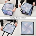 thumbnail image 4 of Home Organizer Foldable Fabric Storage Bin With Handle Mountain and Cloud, 4 of 7