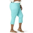 thumbnail image 4 of Lee Women's Plus Size Midrise Regular Fit Capri Pant, 4 of 7