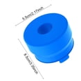thumbnail image 3 of 5 Gallon Water Jug Cap, Silicone Reusable Replacement Cap, Non Spill Bottle Caps for 55Mm Bottle Water Dispenser Caps - Pack of 1 by WEIWEIGG, 3 of 4