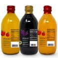 thumbnail image 7 of Food To Live Organic Vinegar Bundle, Set of 3 – Italian Balsamic Vinegar of Modena, Apple Cider Vinegar with Ginger and Turmeric, Apple Cider Vinegar with the Mother, Non-GMO, Vegan, 7 of 7