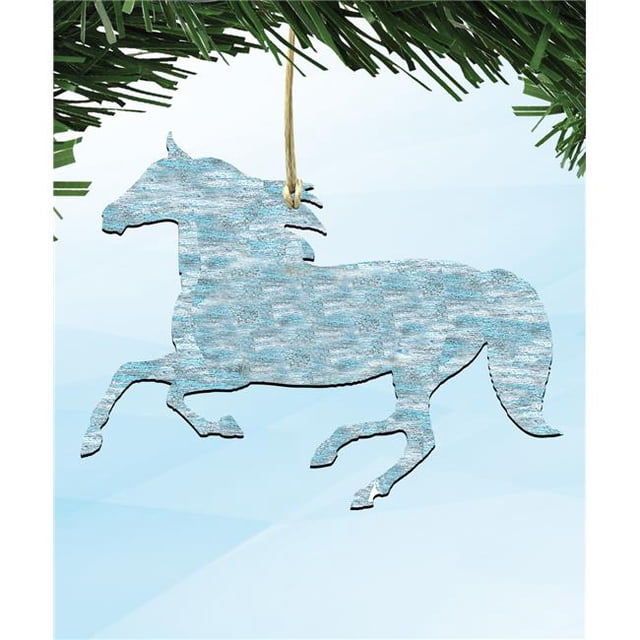 Designocracy 99158-M Cheval de Ferme Aimant en Bois