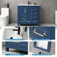 thumbnail image 3 of Eclife 36" Blue Bathroom Vanity Set with Ceramic Sink, Water Saving Faucet, 3 of 10