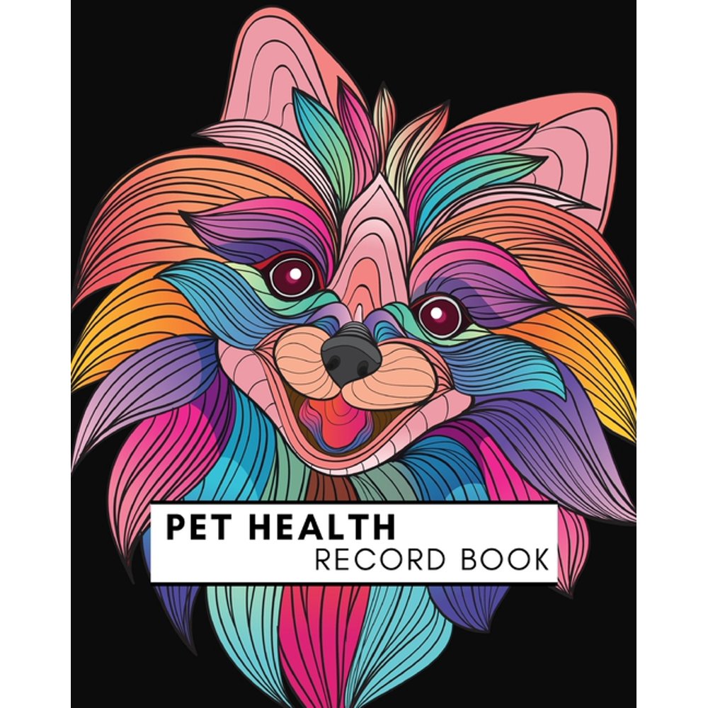 Pet Health Record Book Complete Pet Profile, Groomer & Veterinary