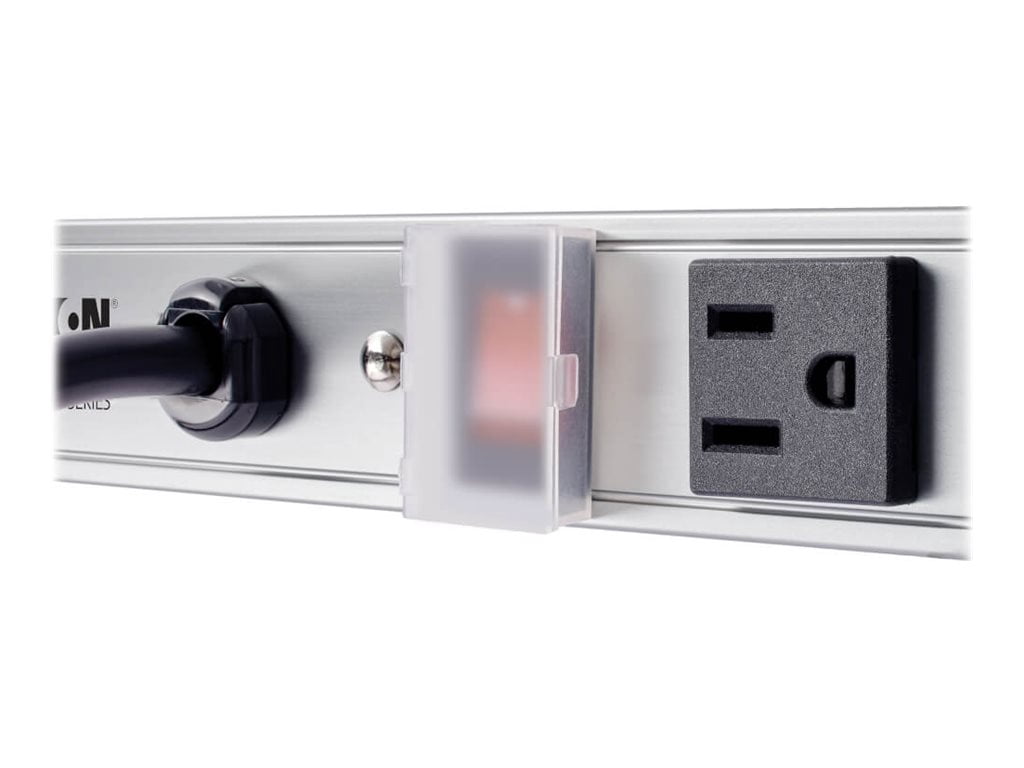 "Tripp Lite 16 Outlet Power Strip, Long Cord 15 ft, 120V, 15A, 48 inch Vertical Housing, Metal (PS4816)"