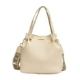 thumbnail image 3 of EHJRE Bucket Bag for Women Detachable Shoulder Strap Portable Stylish Commuting Travel Beige, 3 of 9