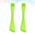 thumbnail image 4 of 2pcs Kitchen Gadget Dual Head Cake Spatula Silicone Oil Brush Baking Tool for Home (Green), 4 of 8