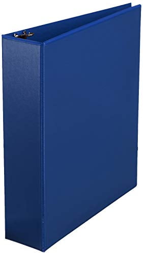 Photo 1 of Basics 2-Inch Round Ring Binder, Blue, View, 12-Pack
