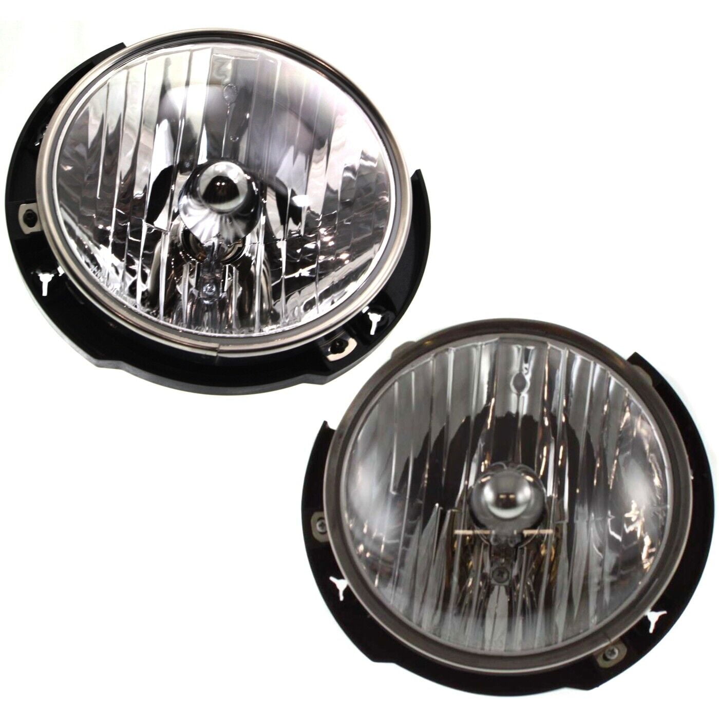 SHCKE Halogen Headlights Headlamps Pair Set Replacements for 0717 Jeep