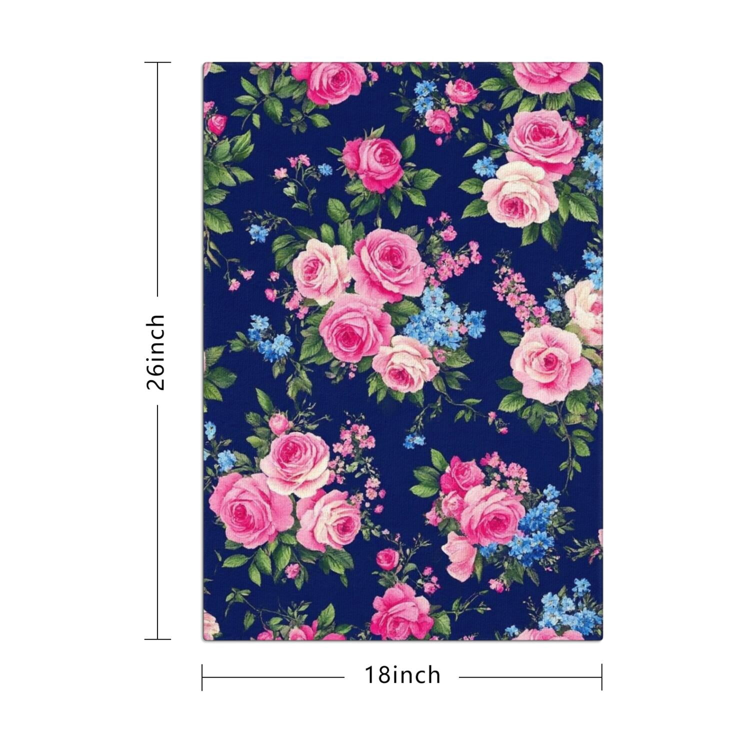 6 Pcs Funny Kitchen Towels,Pioneer Flower Microfiber Dish Towels,Kitchen Tea Towels,Kitchen Towel Set (18" X 26")