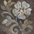 thumbnail image 2 of Hristova, Albena 26x26 Black Ornate Wood Framed with Double Matting Museum Art Print Titled - Fresco Floral I, 2 of 4
