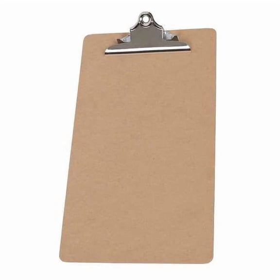 Manufacturer Varies 8-1/2" x 14" Butterfly Clipboard, Brown 49Z237