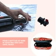 thumbnail image 6 of Portovino Swankey Zag Wine Tote With Hidden Insulated Compartment Holds, 6 of 8