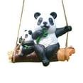 thumbnail image 1 of LOVIVER Statue d'Animal Suspendue Mignonne pour Patio Extérieur Accessoires Peints à la Main Panda, 1 of 8