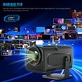 thumbnail image 2 of keepw Black HY320 4K Android Projector 390ANSI Brightness 1080P Native Resolution 180° Rotatable Projector, 2 of 6