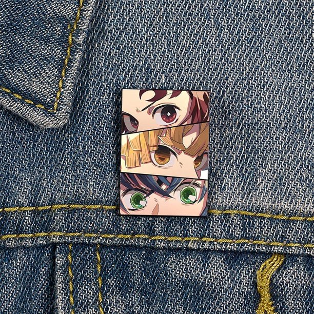 Broche De Dibujos Animados De Personaje De Anime Japonés Demon Slayer Naruto Broches De Una Pieza Insignias De Joyería Genial Regalo Para Amigos Fans
