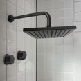 thumbnail image 1 of REGADERA DUCHA CUADRADA ABS 20 CMS NEGRO INCLUYE BRAZO Y MANERALES, 1 of 5